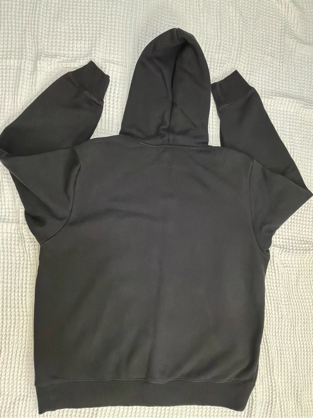 The North Face Black Crewneck Hoodie with Small Chest Logo